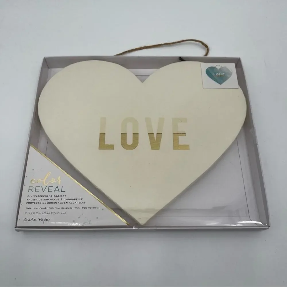 CRATE PAPER x American Crafts DIY Watercolor Project Color Reveal Hanging Decor